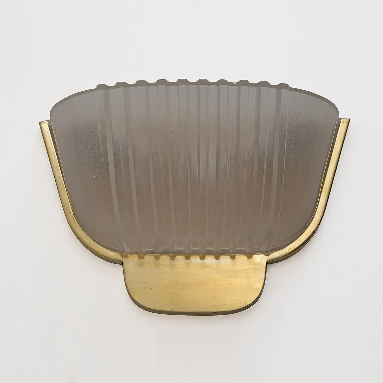 Pair of Murano glass sconces attributed to Archimede Seguso, 1940s 4