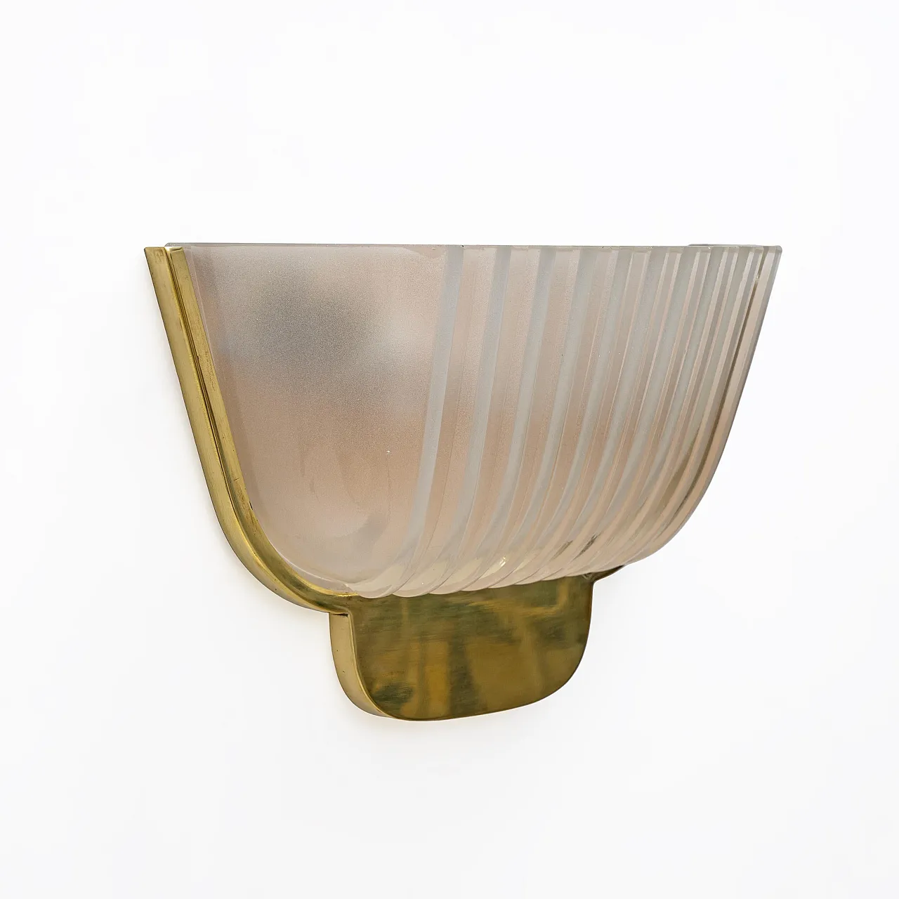 Pair of Murano glass sconces attributed to Archimede Seguso, 1940s 6