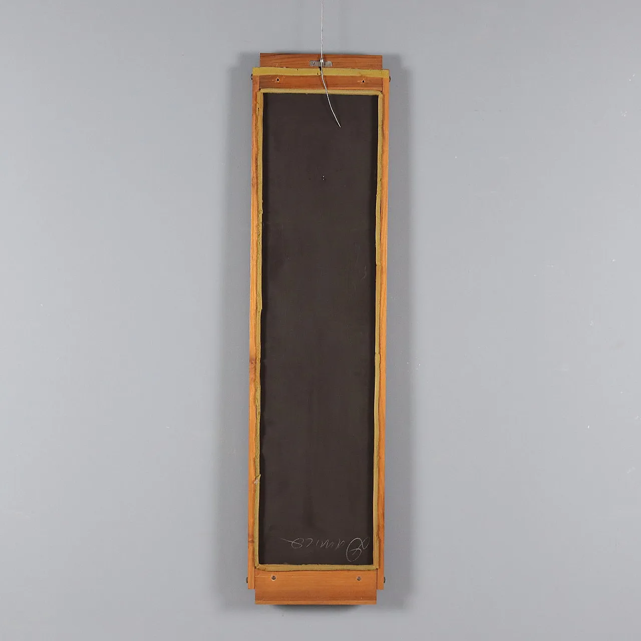 Specchio da parete in legno di teak e vetro specchiato, '900 7