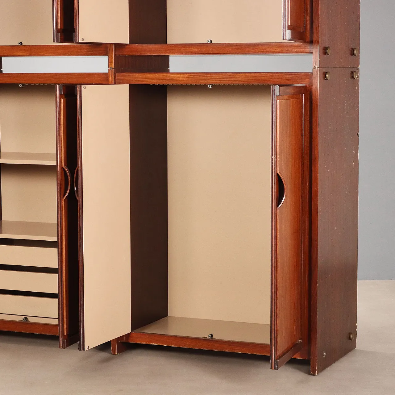 6-door wardrobe plus 6 wooden doors, 20th century 7