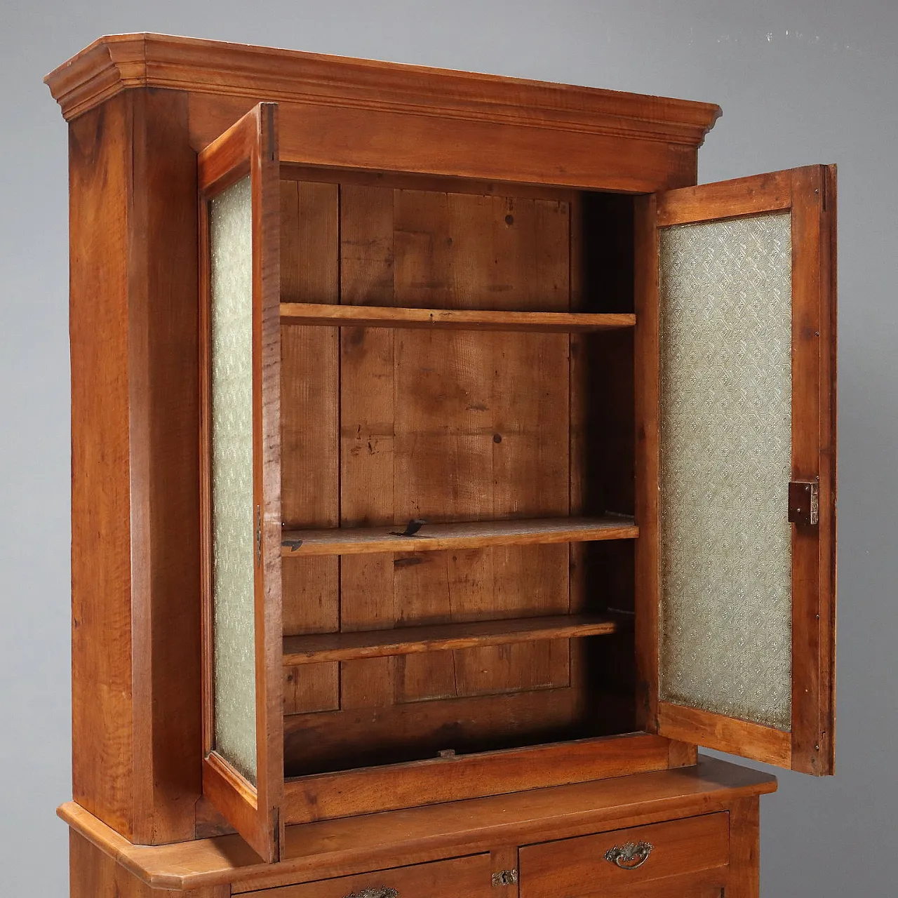 Walnut and carved glass sideboard, late 18th century 4