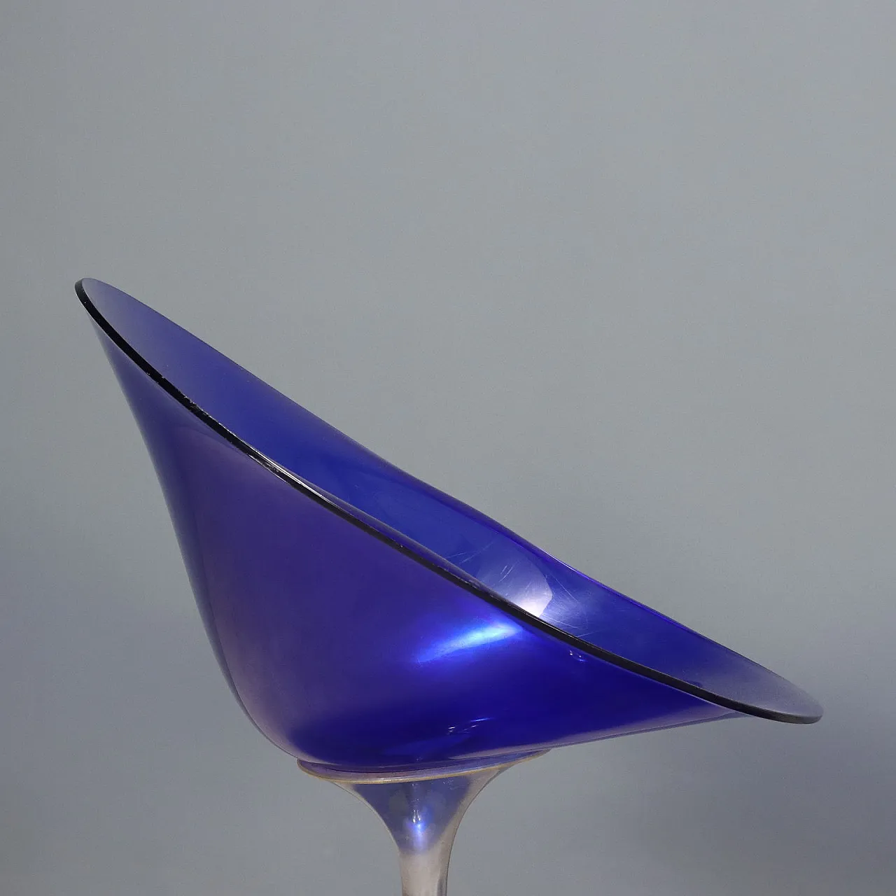 4 Sedie girevoli in alluminio pressofuso e policarbonato, '900 4