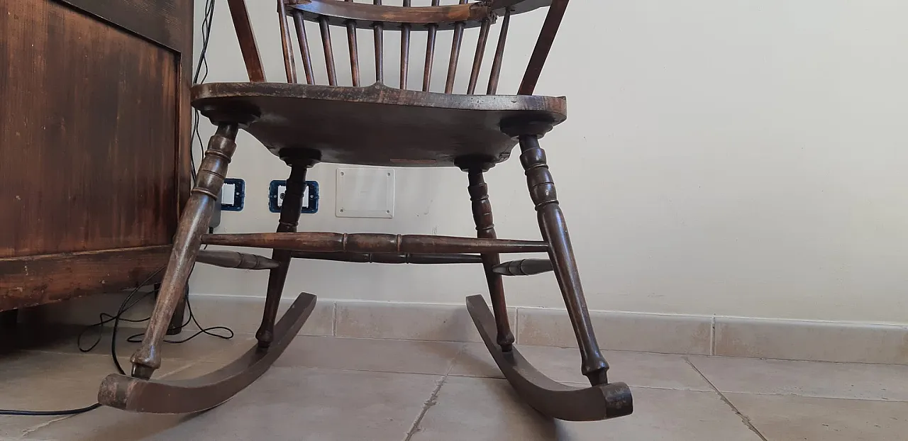 Windsor style rocking chair, 90s 3