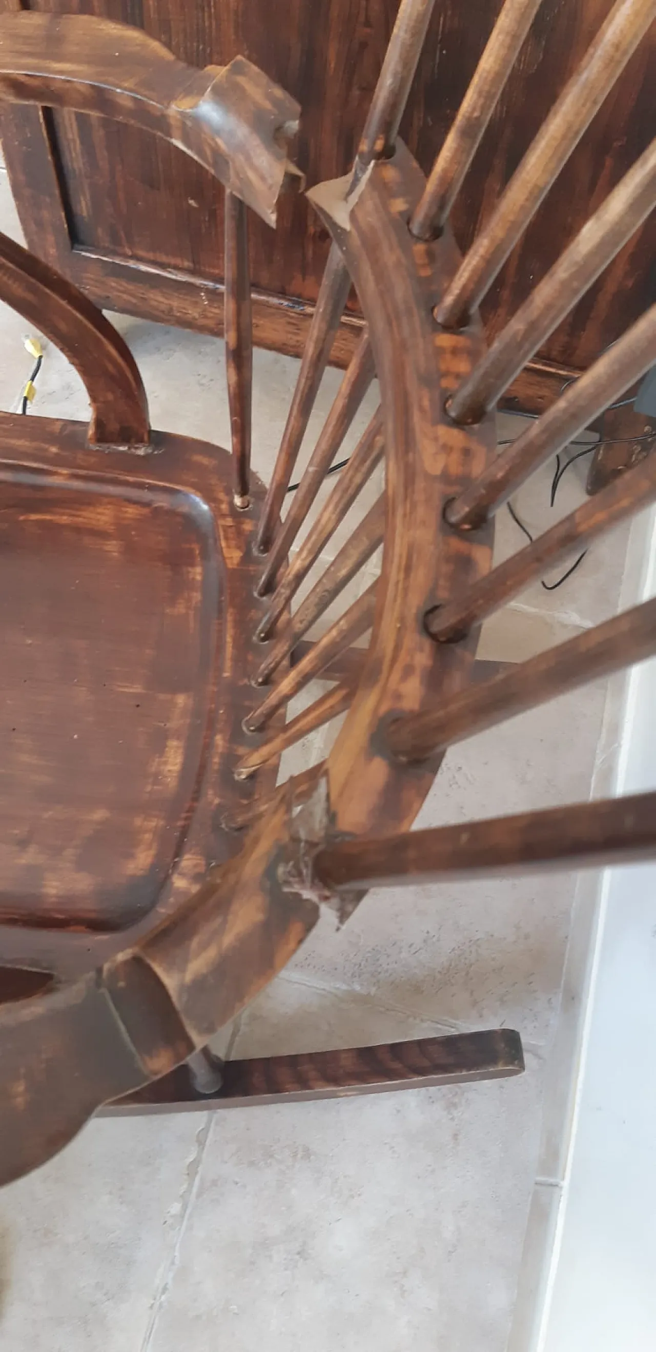 Windsor style rocking chair, 90s 8