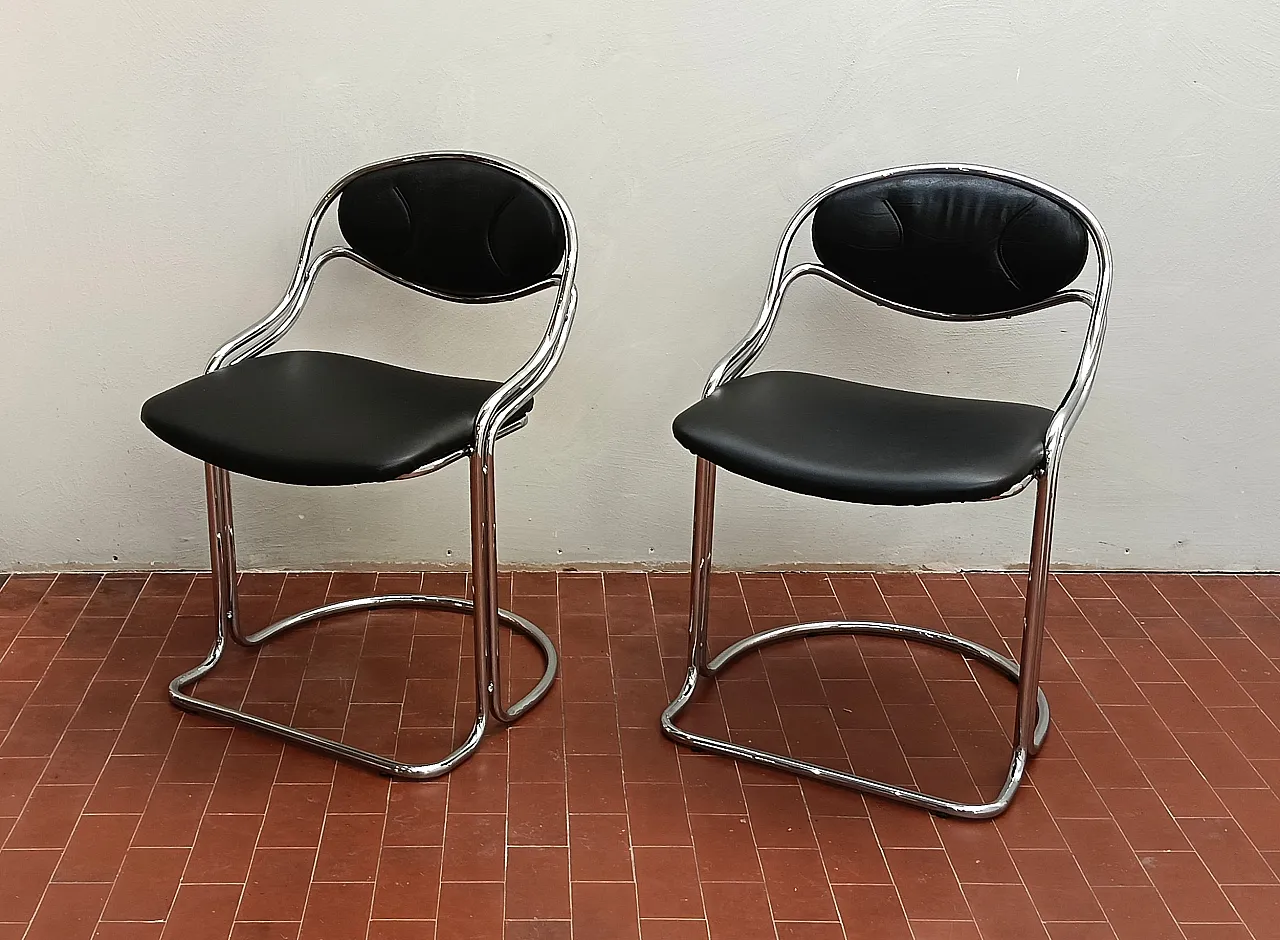 Pair of chairs Bauhaus style, 1970s 3