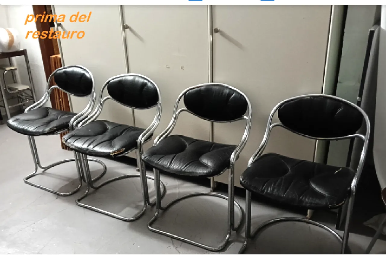 Pair of chairs Bauhaus style, 1970s 23