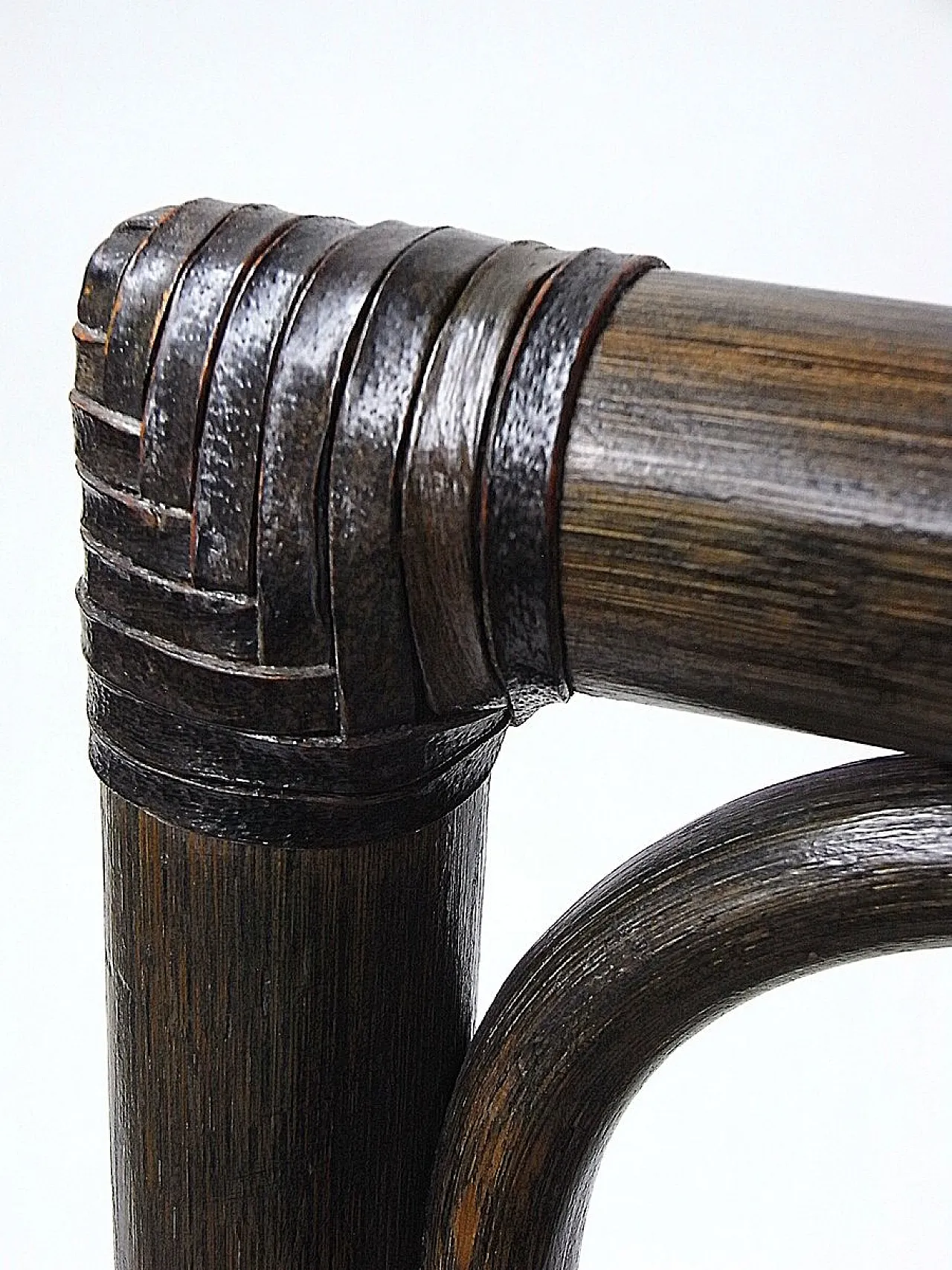 6 Sedie da pranzo in rattan e bambù di McGuire, anni '70 12