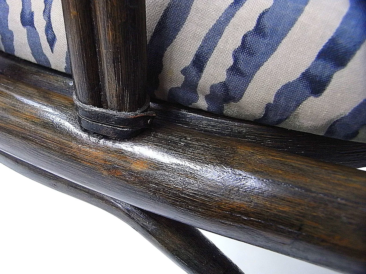 6 Sedie da pranzo in rattan e bambù di McGuire, anni '70 13