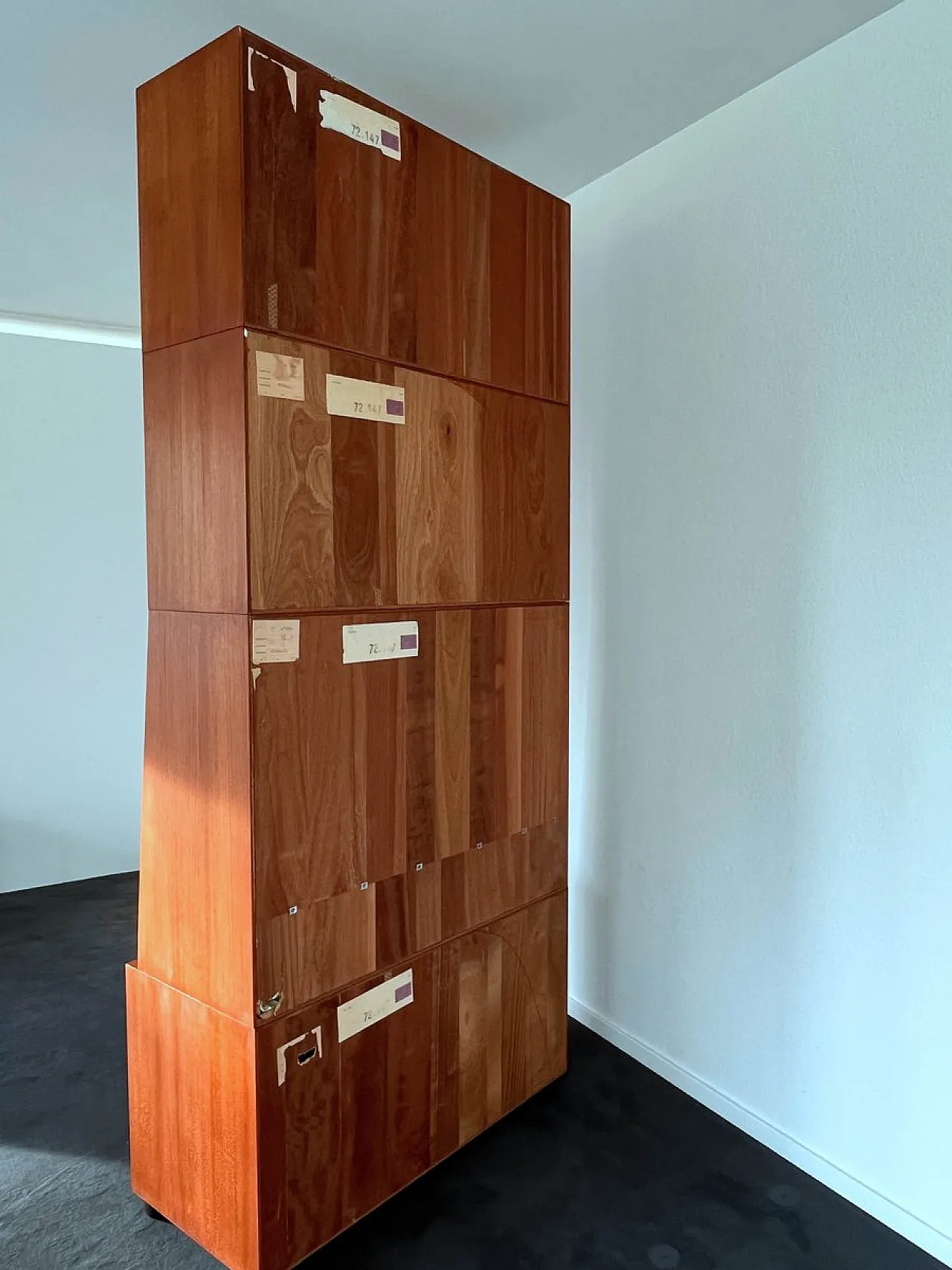 Pensile in teak di WK Möbel, anni '60 8