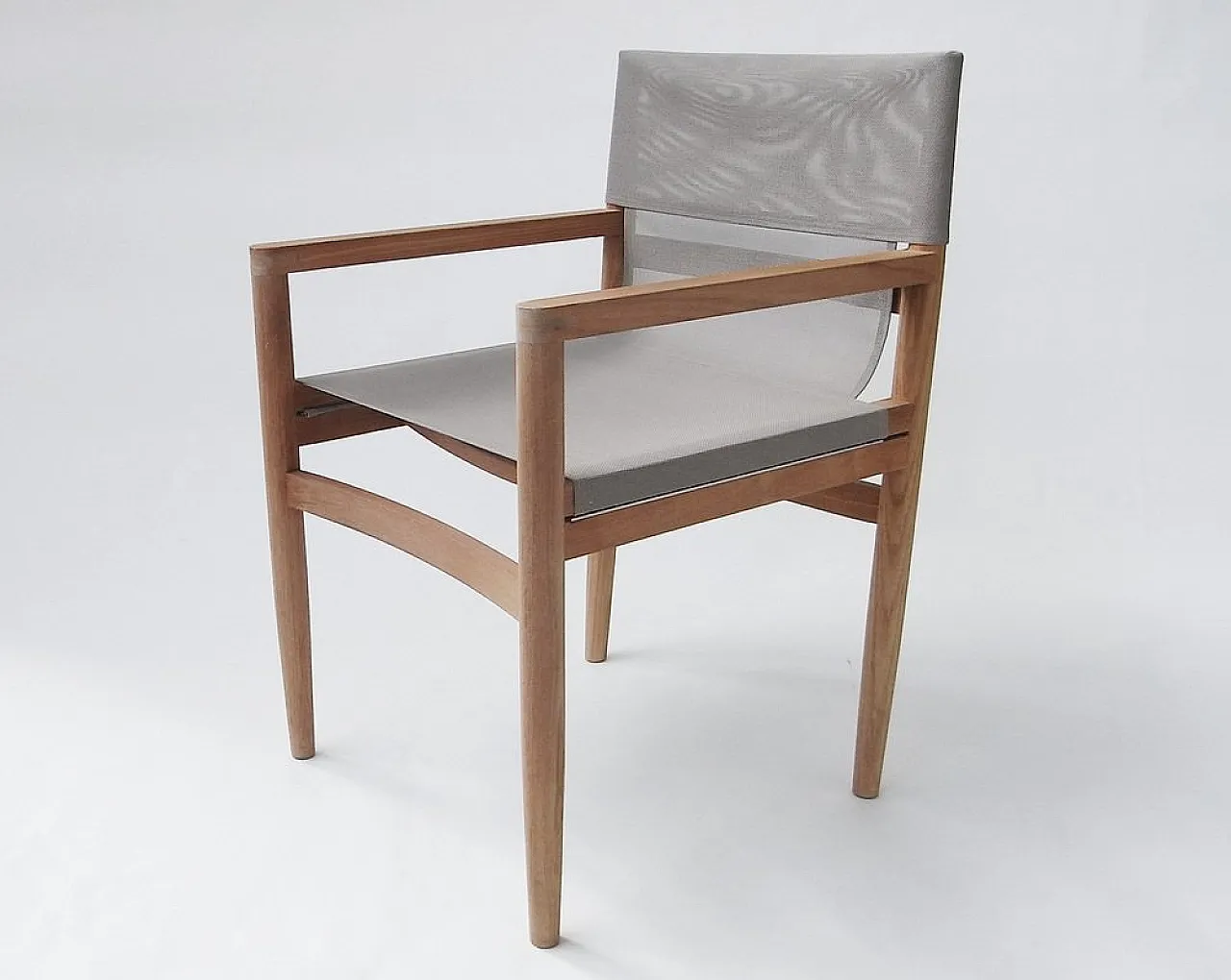Sedia Road in teak e velluto di Rodolfo Dordoni per Roda, anni 2000 4