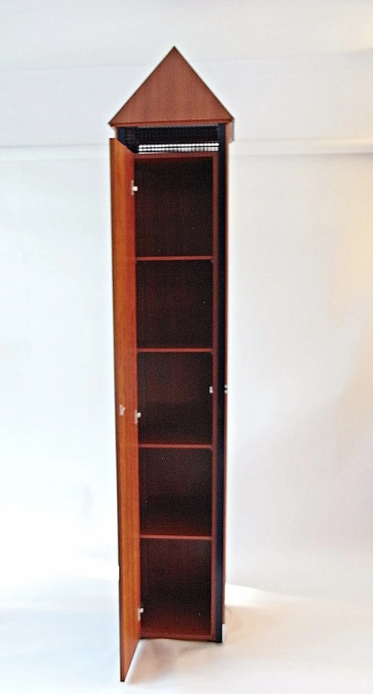 Mobile torre in legno di ciliegio, anni '90 3