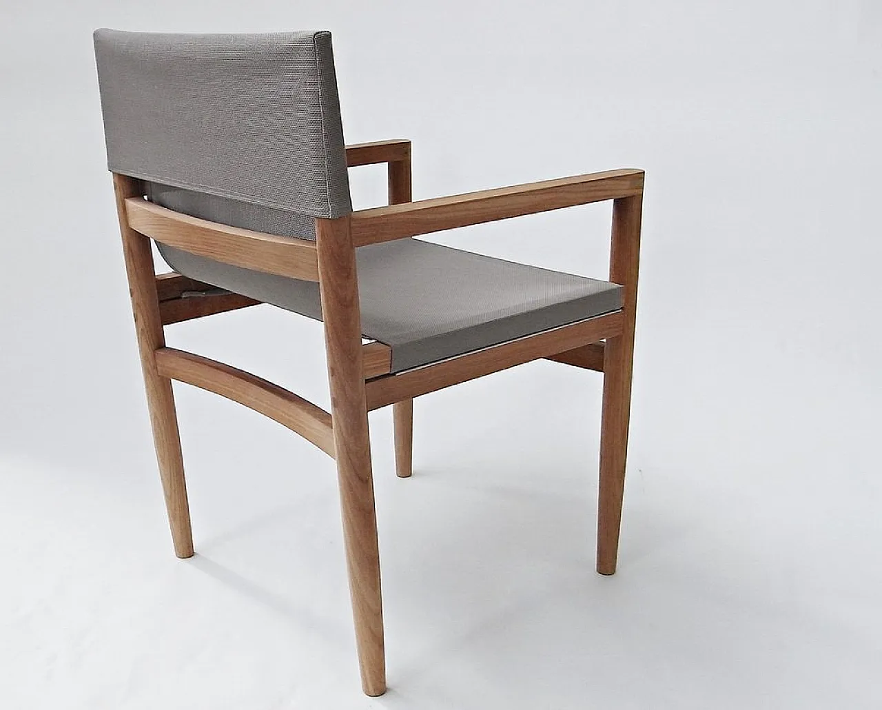 Sedia Road in teak e velluto di Rodolfo Dordoni per Roda, anni 2000 8