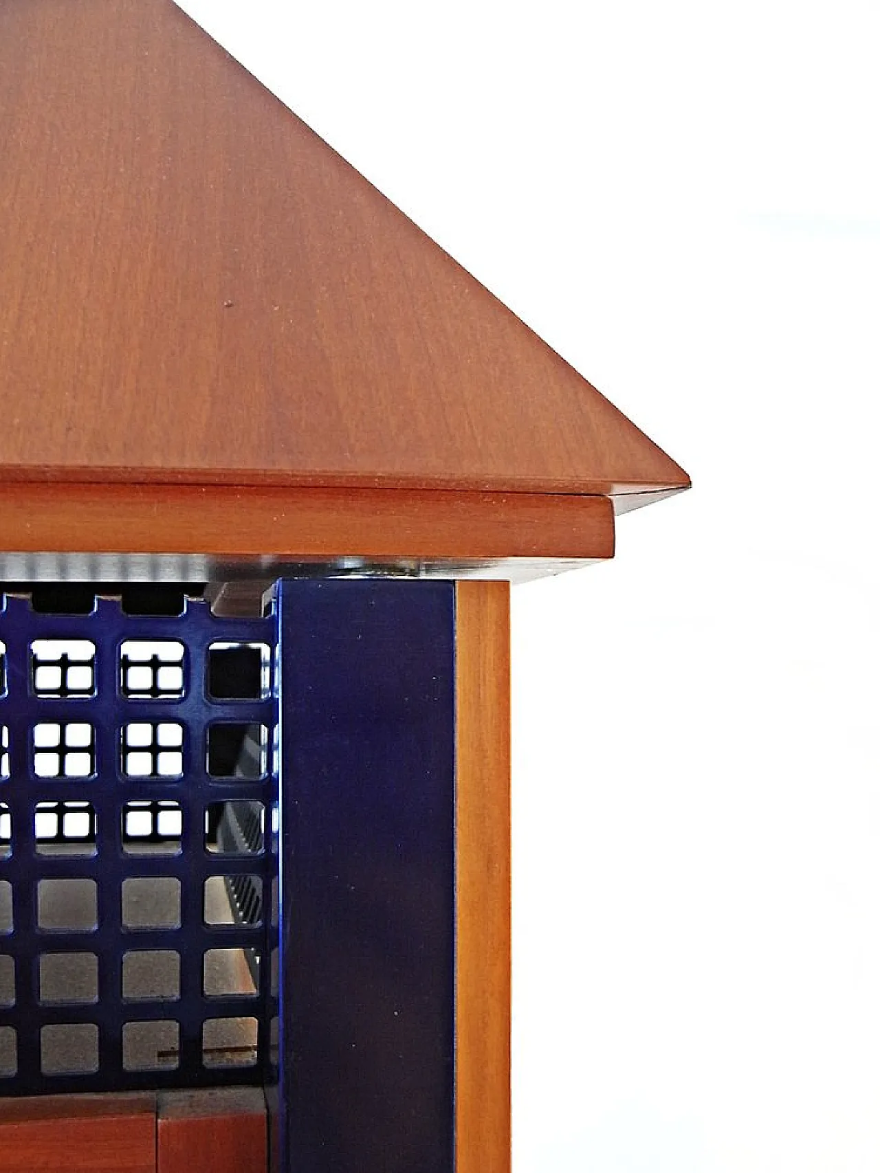 Mobile torre in legno di ciliegio, anni '90 5