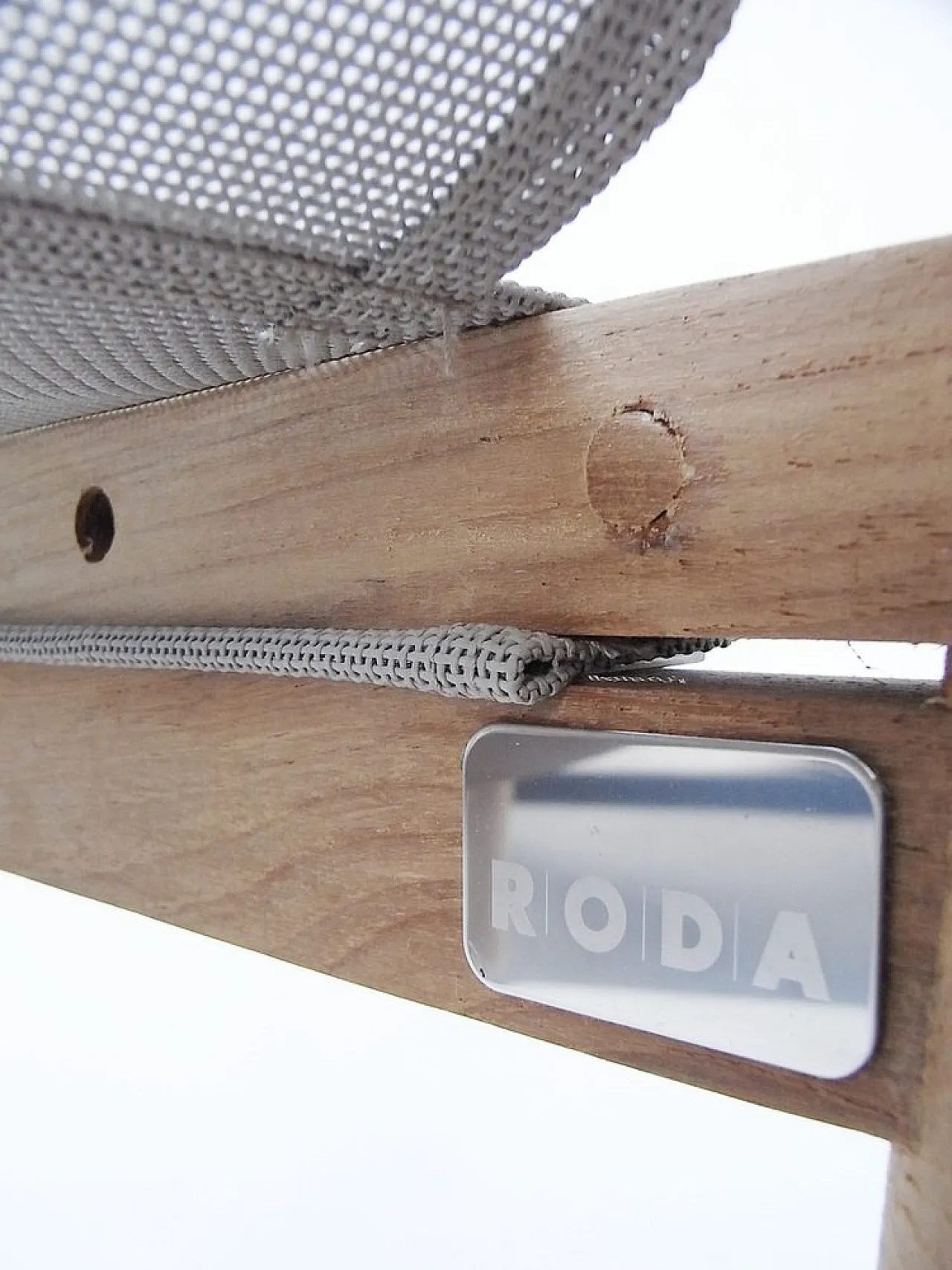 Sedia Road in teak e velluto di Rodolfo Dordoni per Roda, anni 2000 13