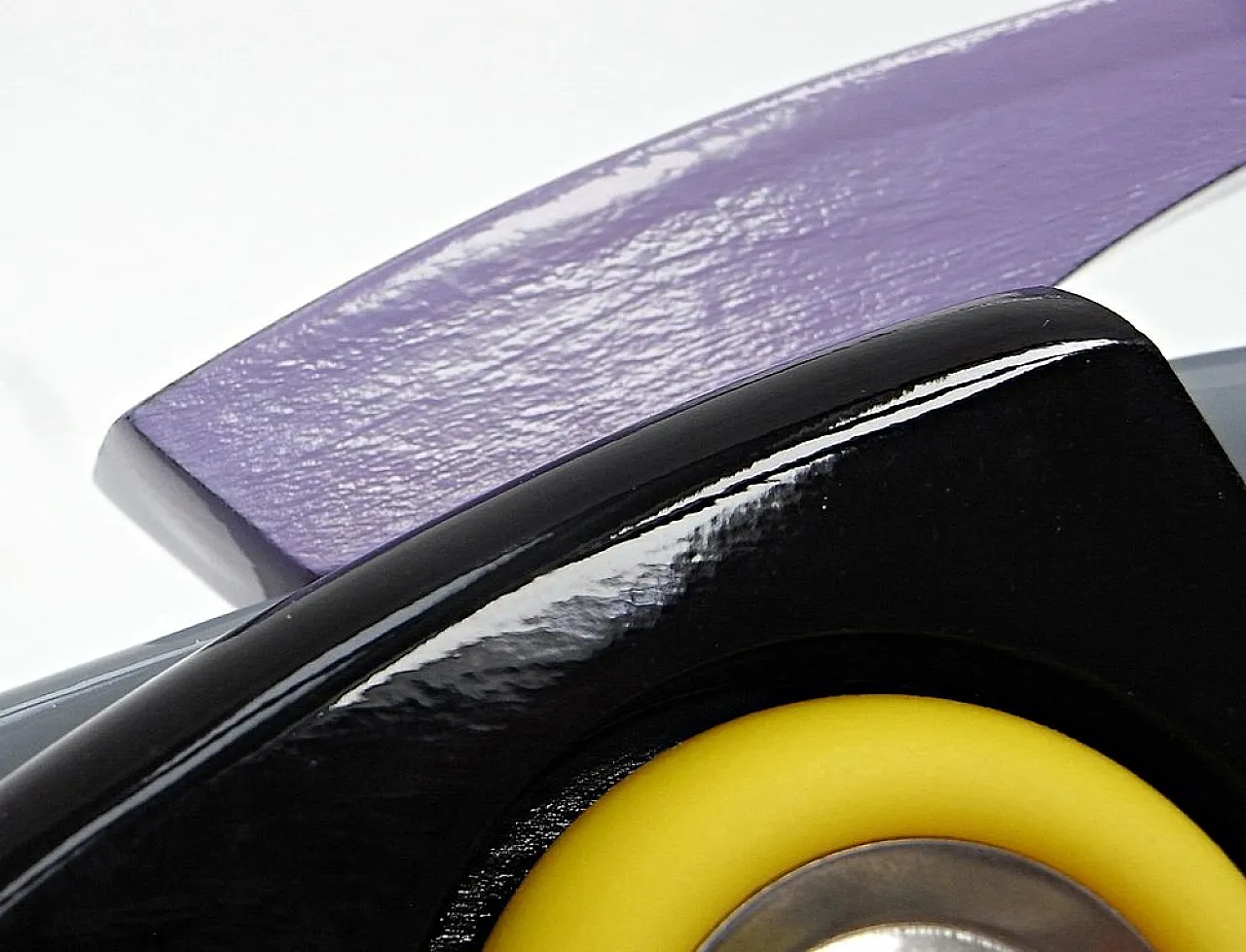 Abstract model car in lacquered wood by Vilac, 2000s 7