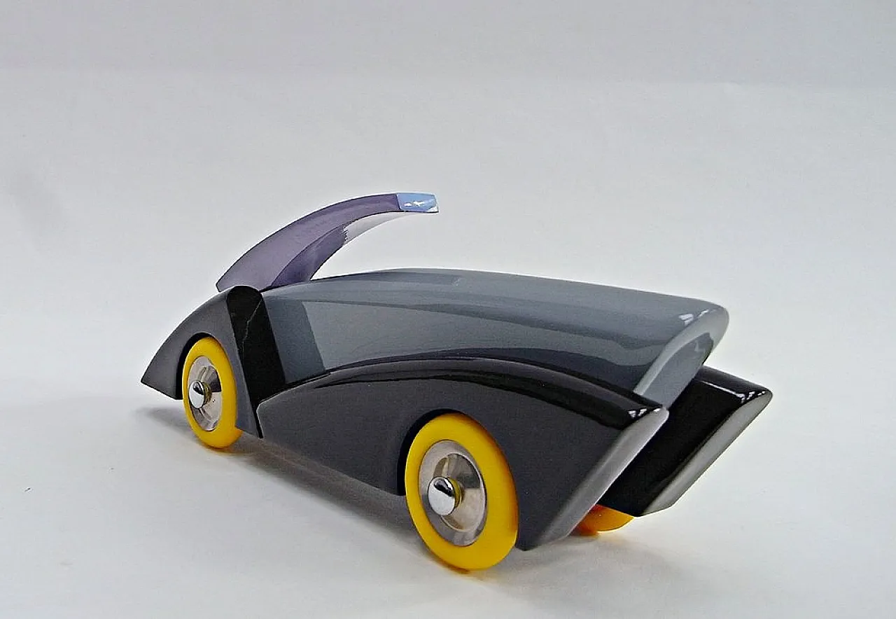 Abstract model car in lacquered wood by Vilac, 2000s 9