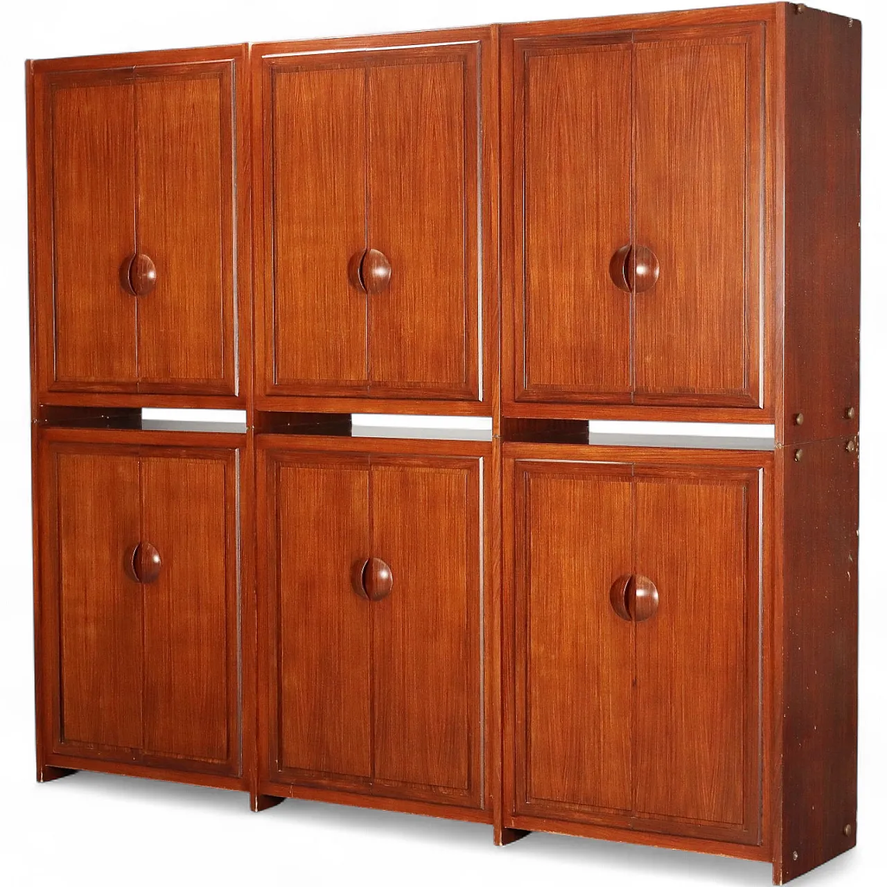 6-door wardrobe plus 6 wooden doors, 20th century 11