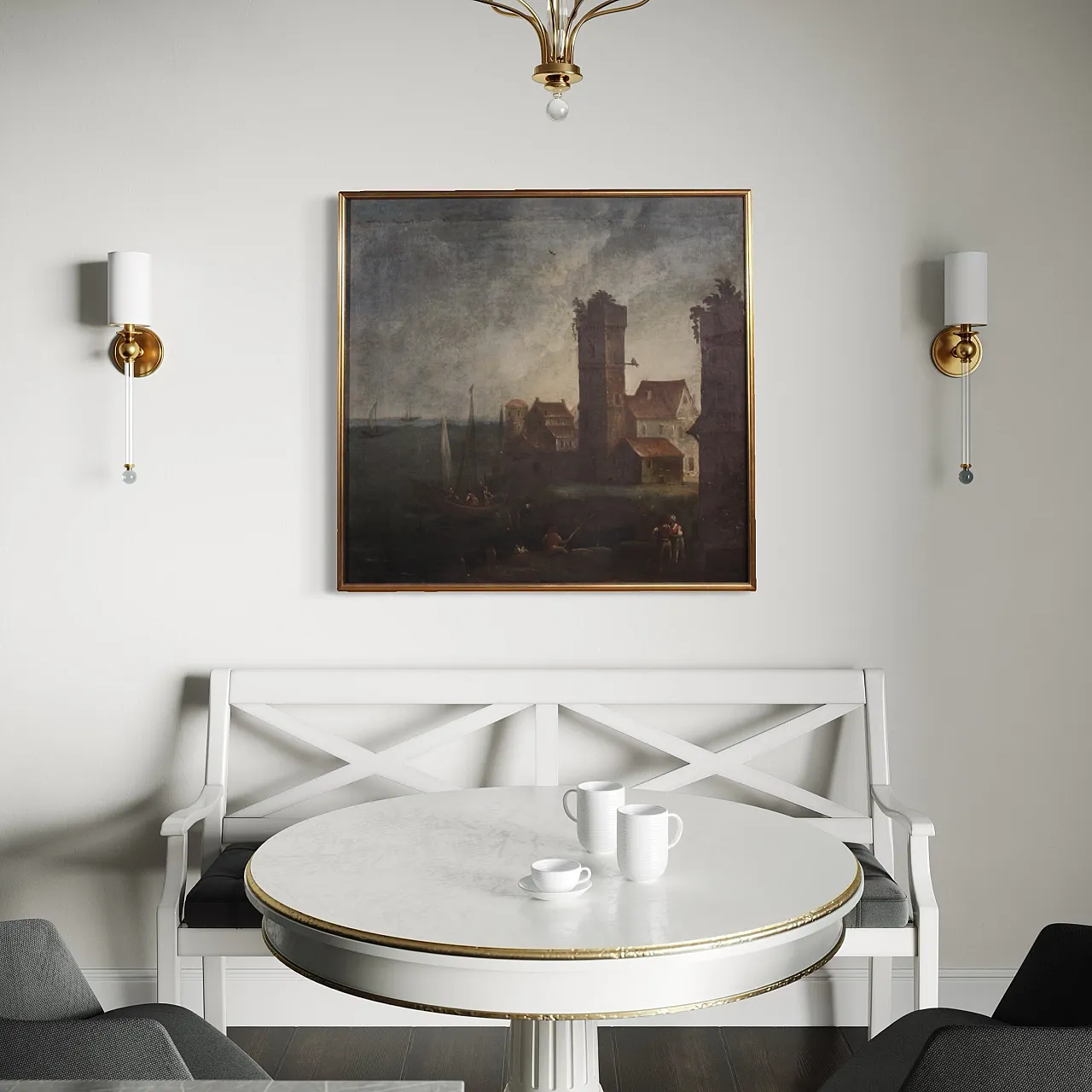 French marine painting, 18th century 6