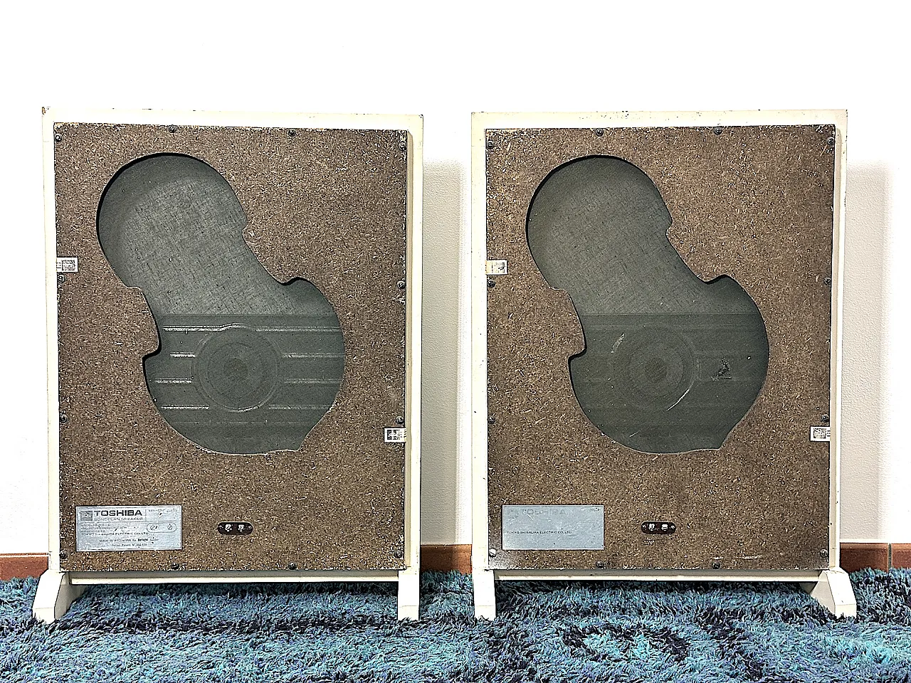 Coppia Altoparlanti Toshiba Sonplan SS 003 - Anni 70 Design Bertagni M 5