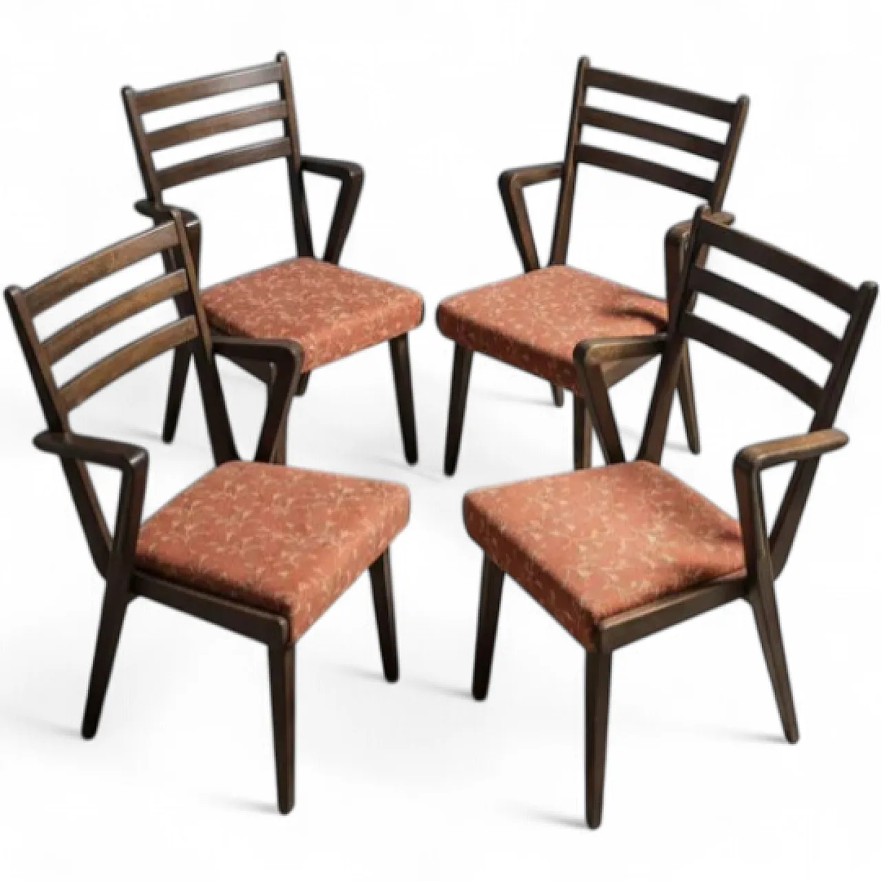 4 Sedie Mid-Century di Jitona, anni '70 6