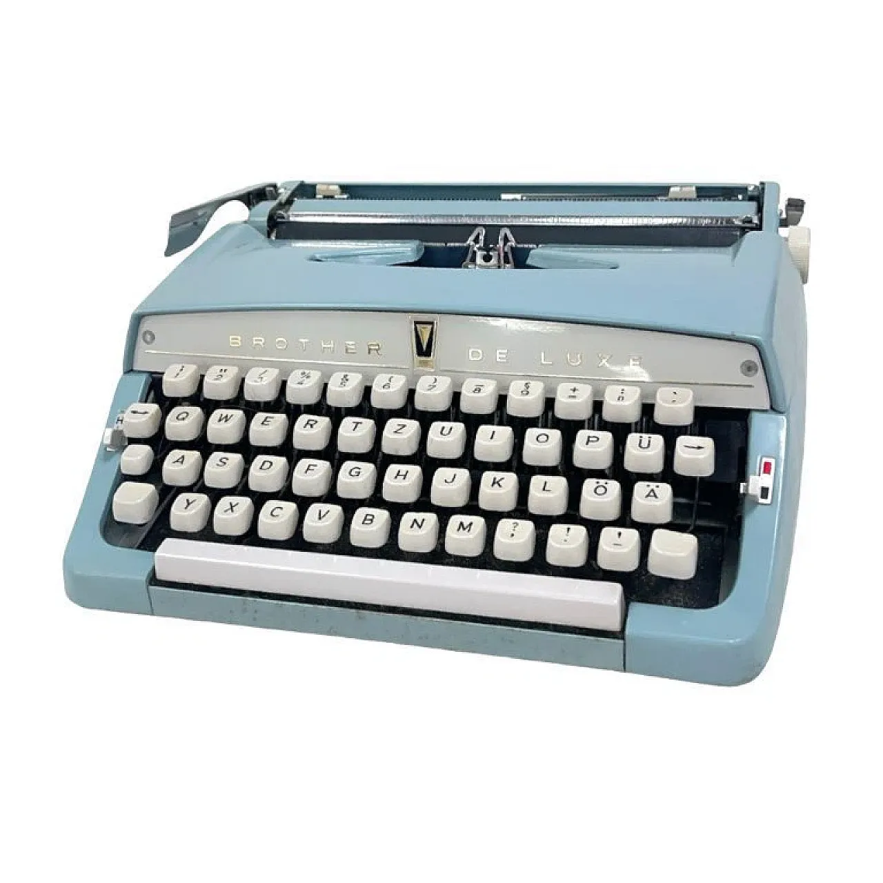 Macchina da scrivere per valigie Brother De Luxe, anni '70 1