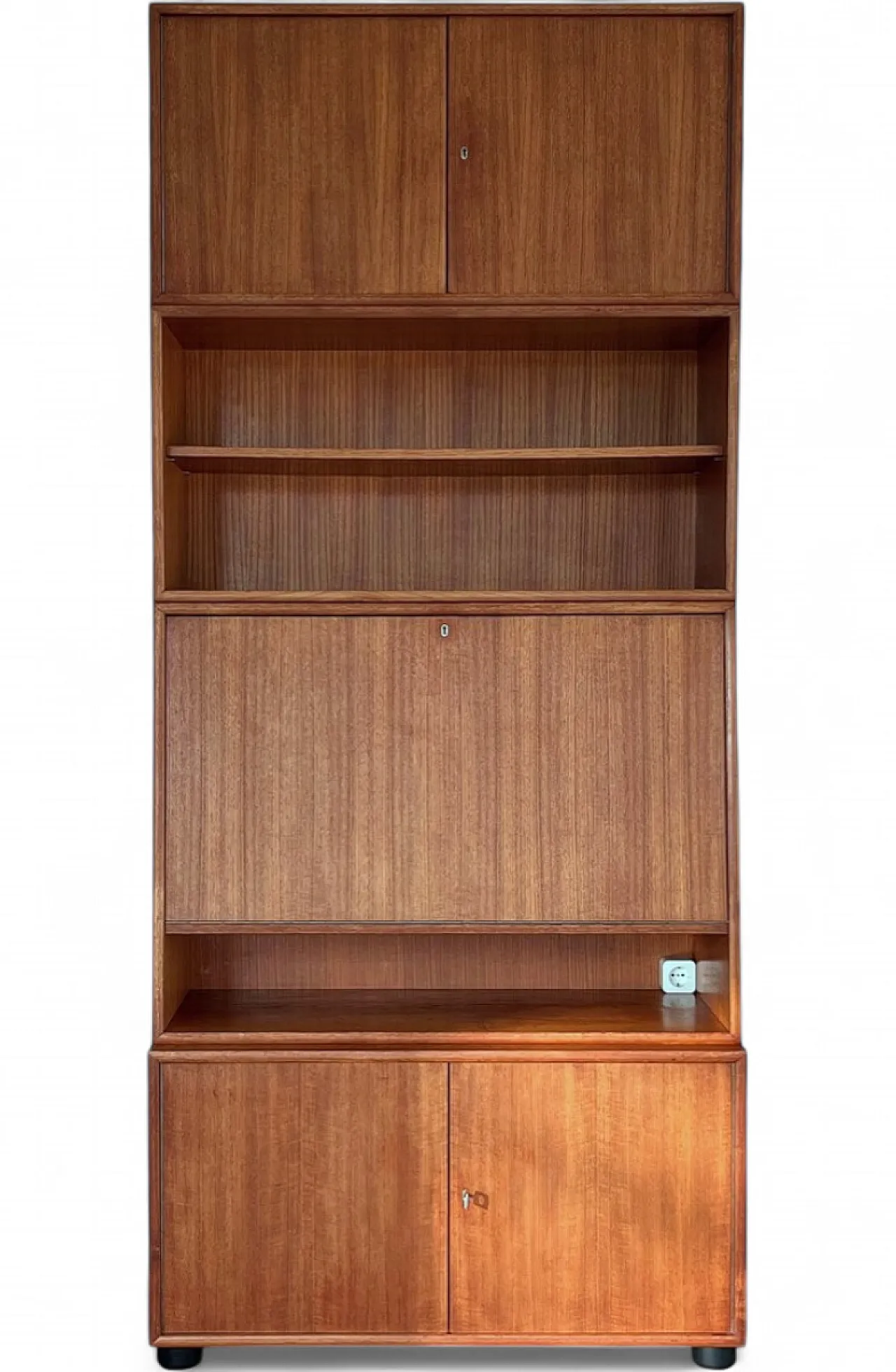 Pensile in teak di WK Möbel, anni '60 18