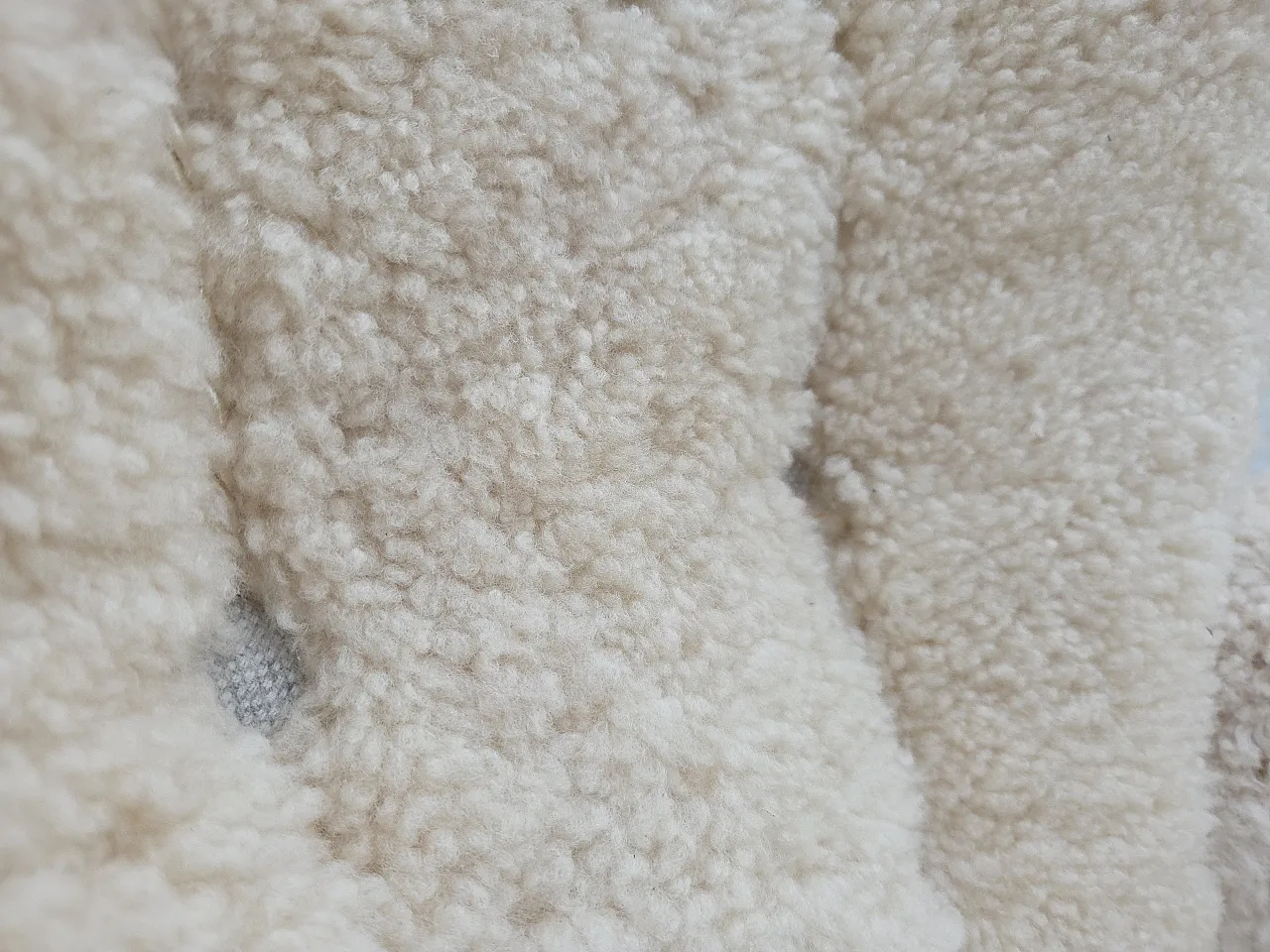 Danish design, reupholstered armchair, genuine sheepskin, 1960s 9