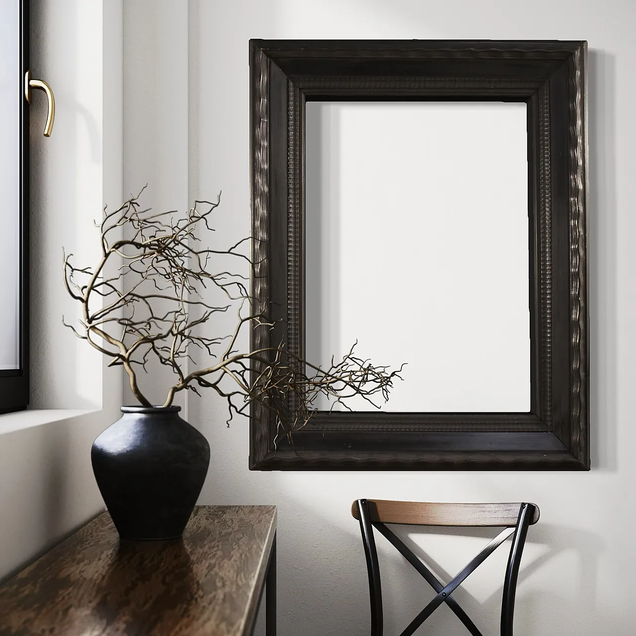 Italian Guilloché style frame, 20th century 7