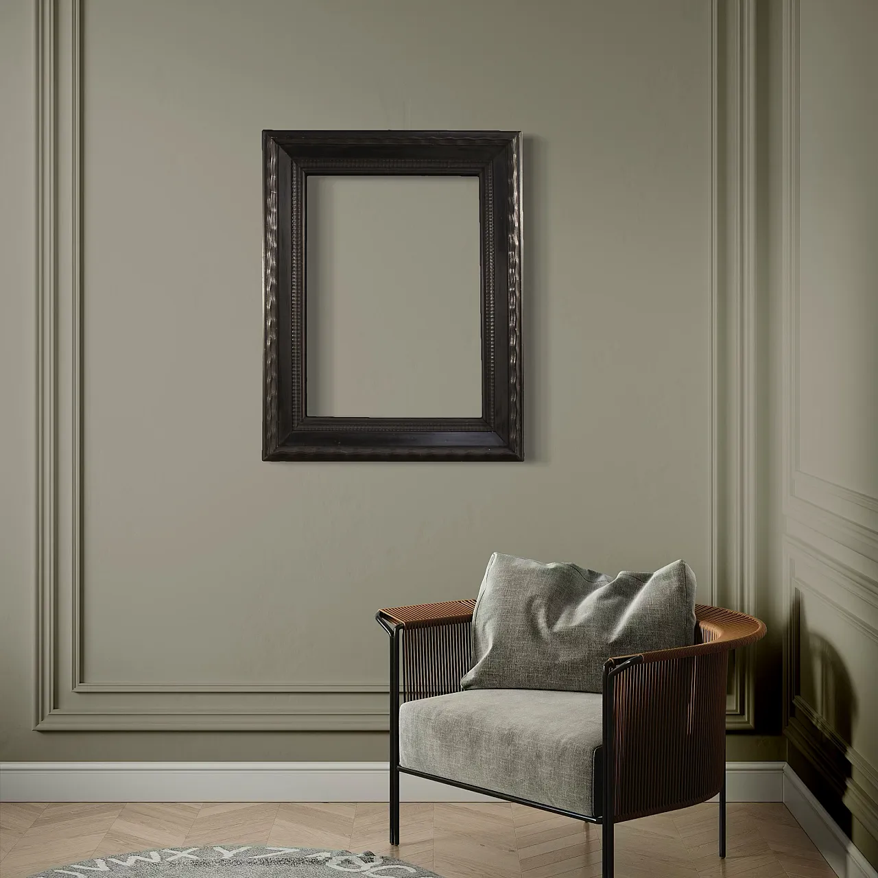 Italian Guilloché style frame, 20th century 9