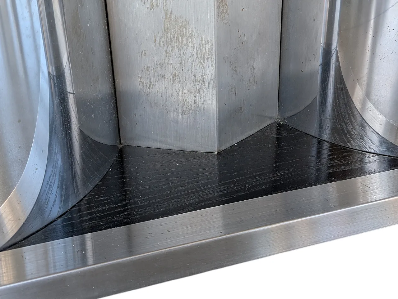 Francois Monnet style rotating glass coffee table, 1970 9