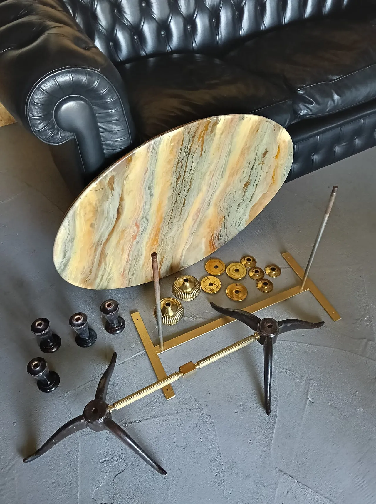 Service table Neoclassical style, 50s 10