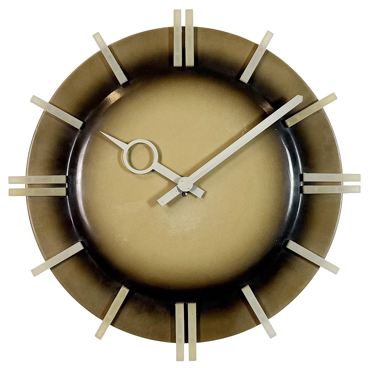 Industrial Office Wall Clock from Pragotron, 1970s 1