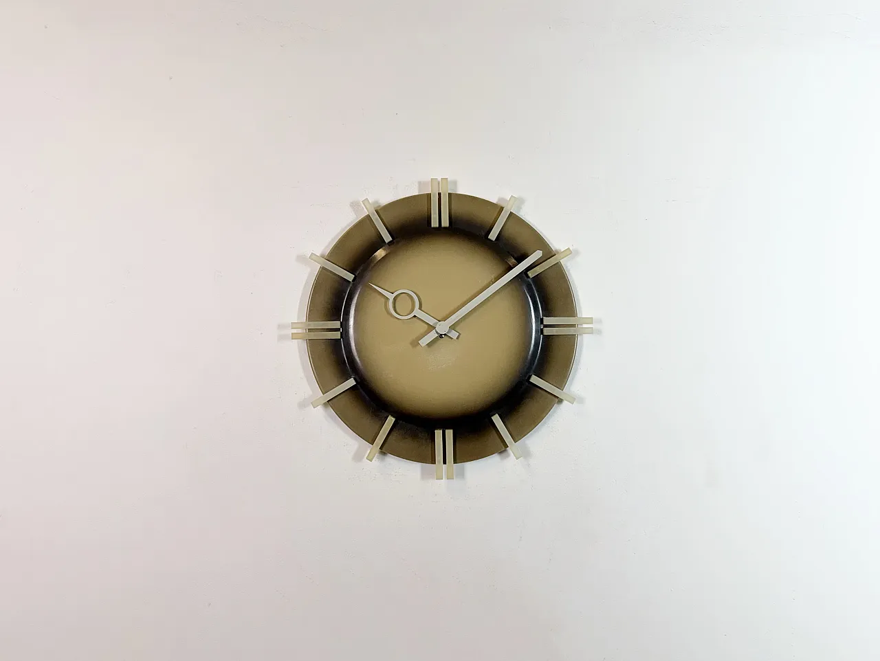 Industrial Office Wall Clock from Pragotron, 1970s 2