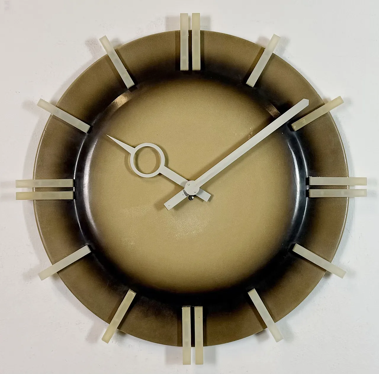 Industrial Office Wall Clock from Pragotron, 1970s 3
