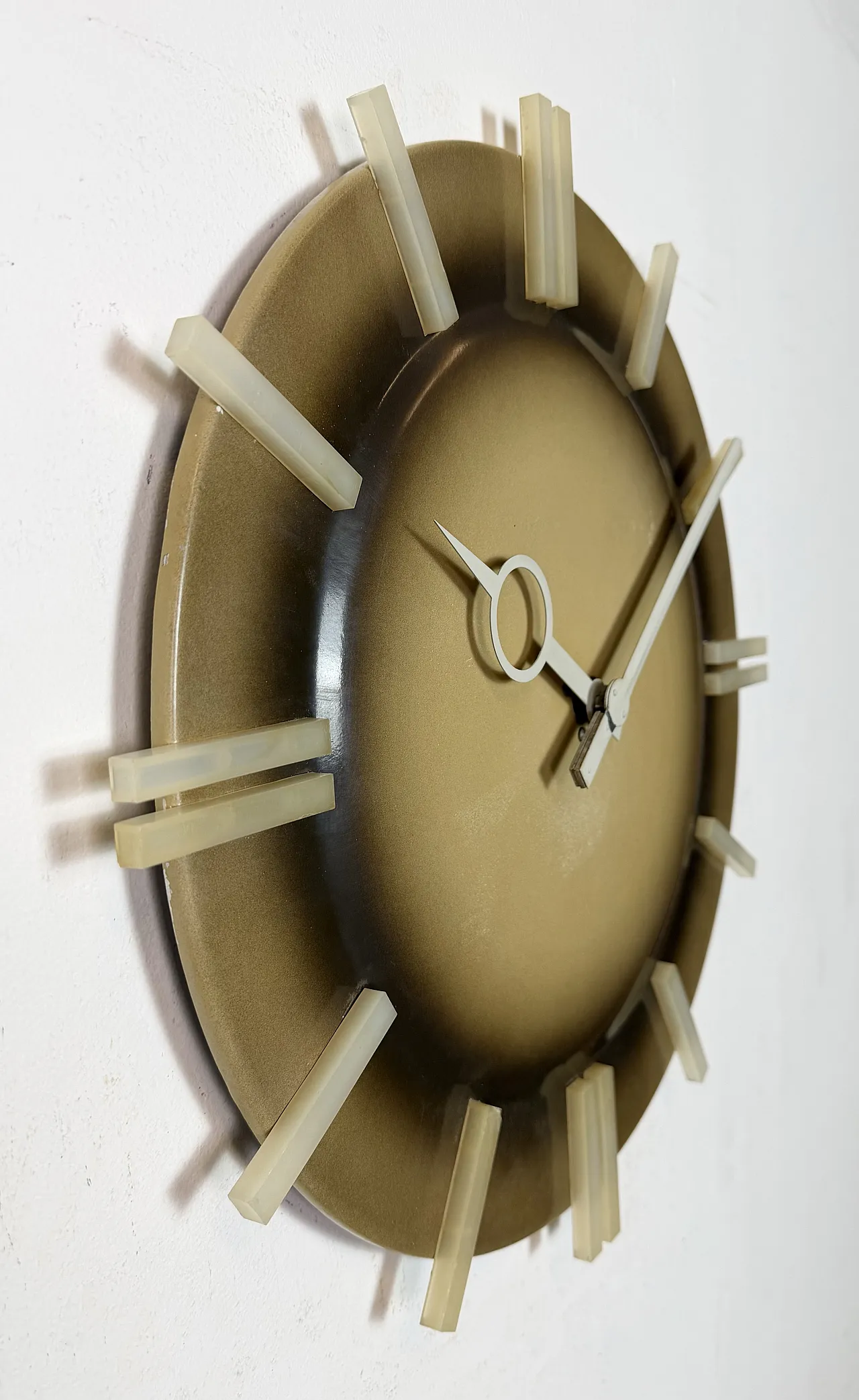 Industrial Office Wall Clock from Pragotron, 1970s 5