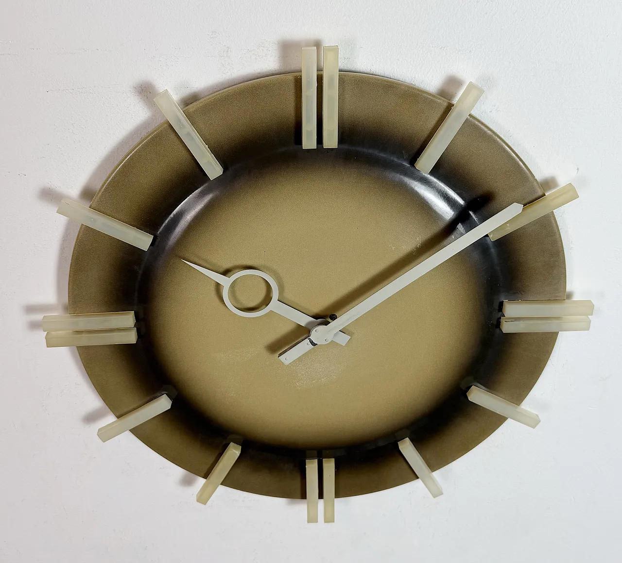 Industrial Office Wall Clock from Pragotron, 1970s 6