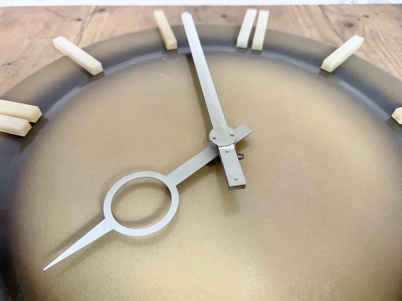 Industrial Office Wall Clock from Pragotron, 1970s 16