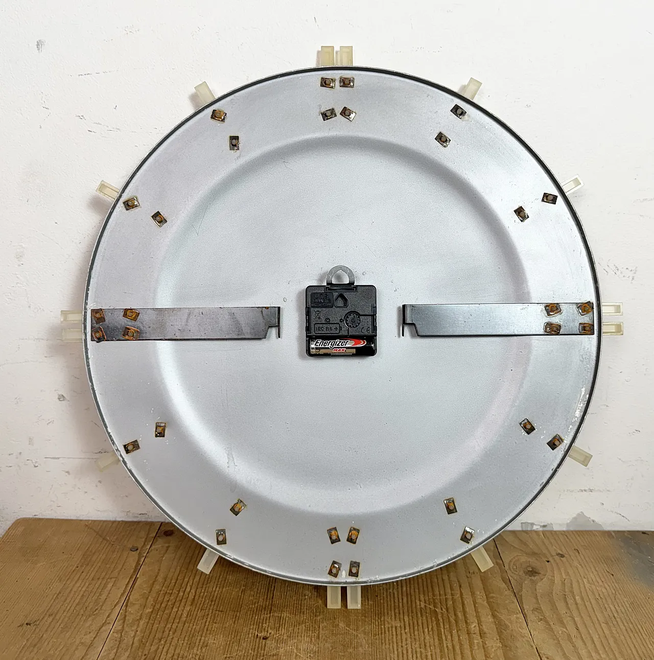 Industrial Office Wall Clock from Pragotron, 1970s 17