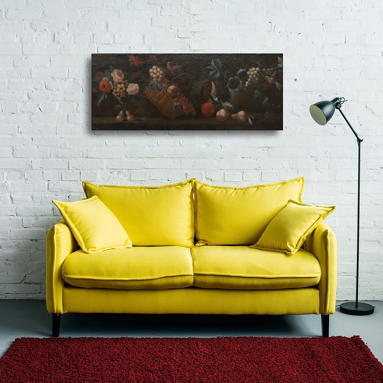 Natura morta olio su tela, '700 11