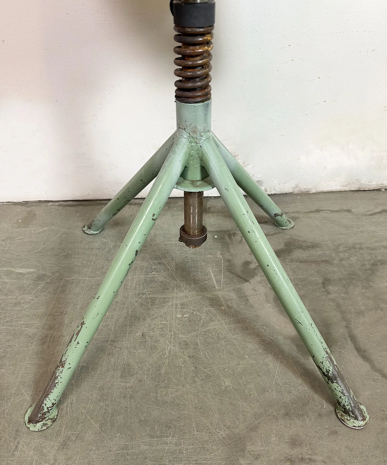 Green Industrial Workshop Chair, 1950s 17