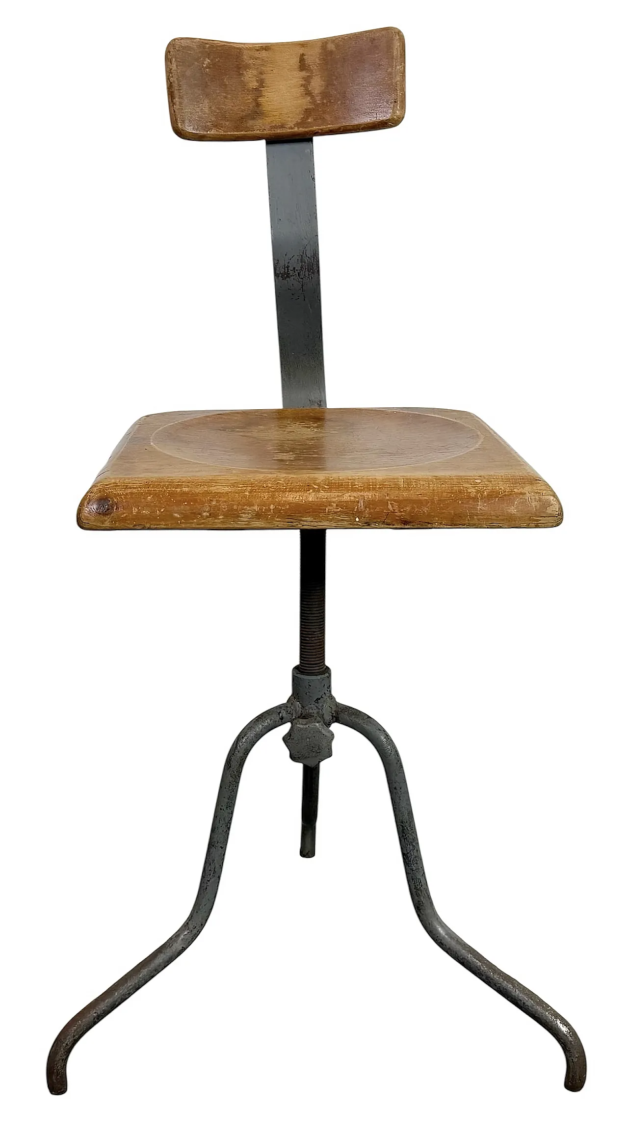 Industrial Factory Swivel Chair, 1950s 1