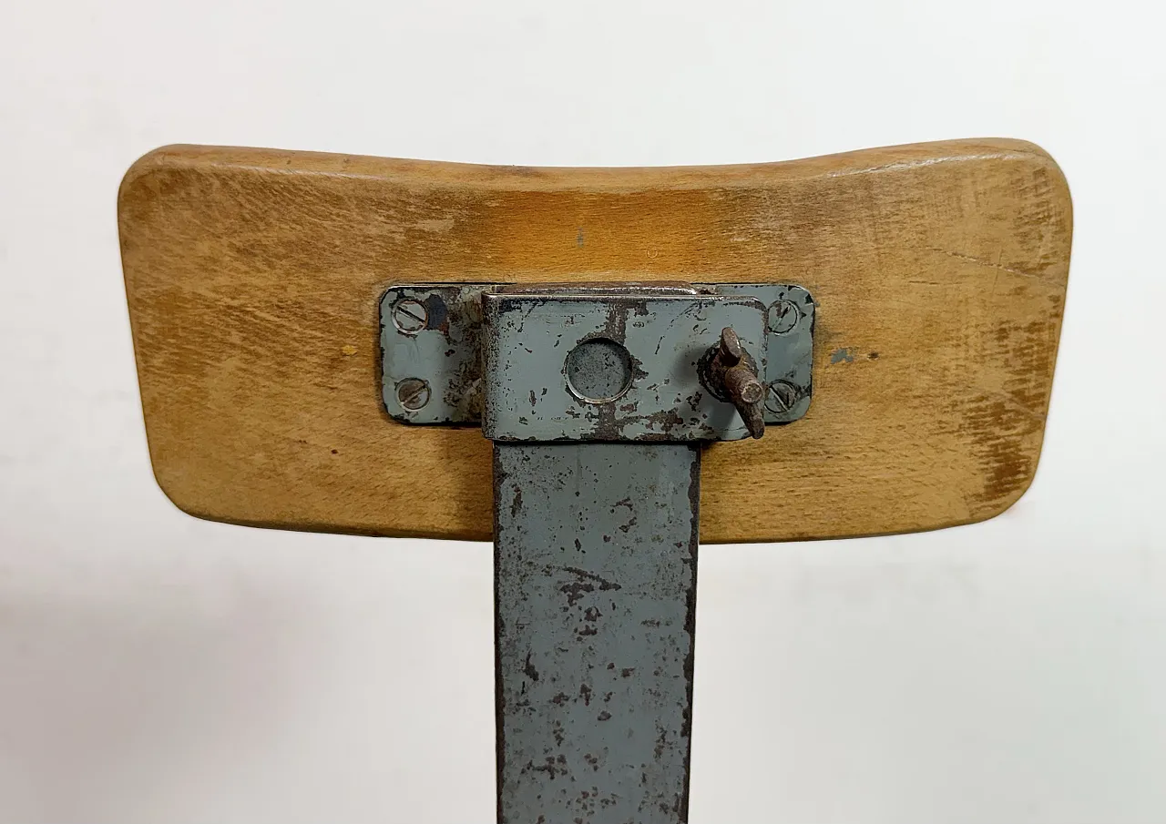 Industrial Factory Swivel Chair, 1950s 13