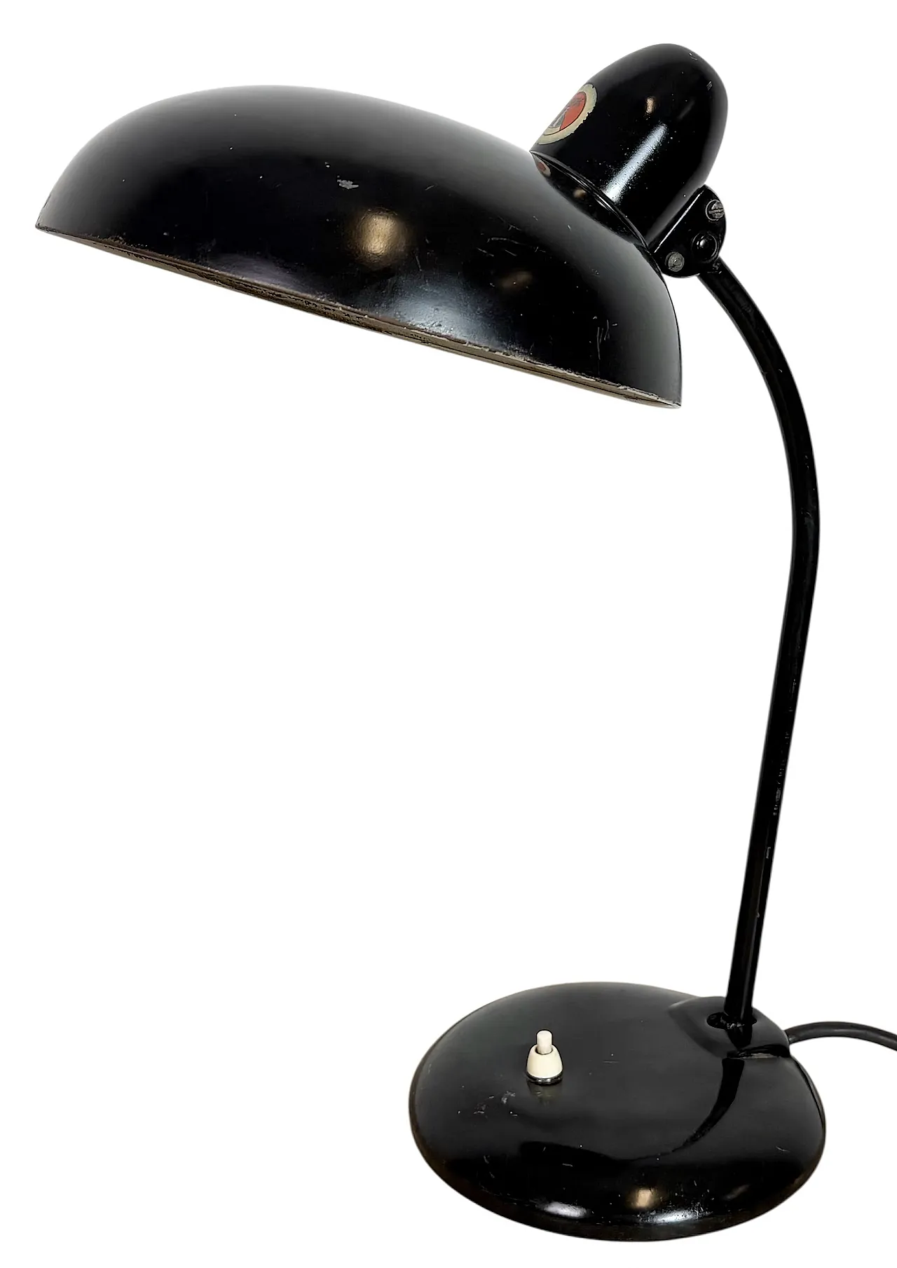 Black Industrial Bauhaus Table Lamp from Escolux, 1930s 1