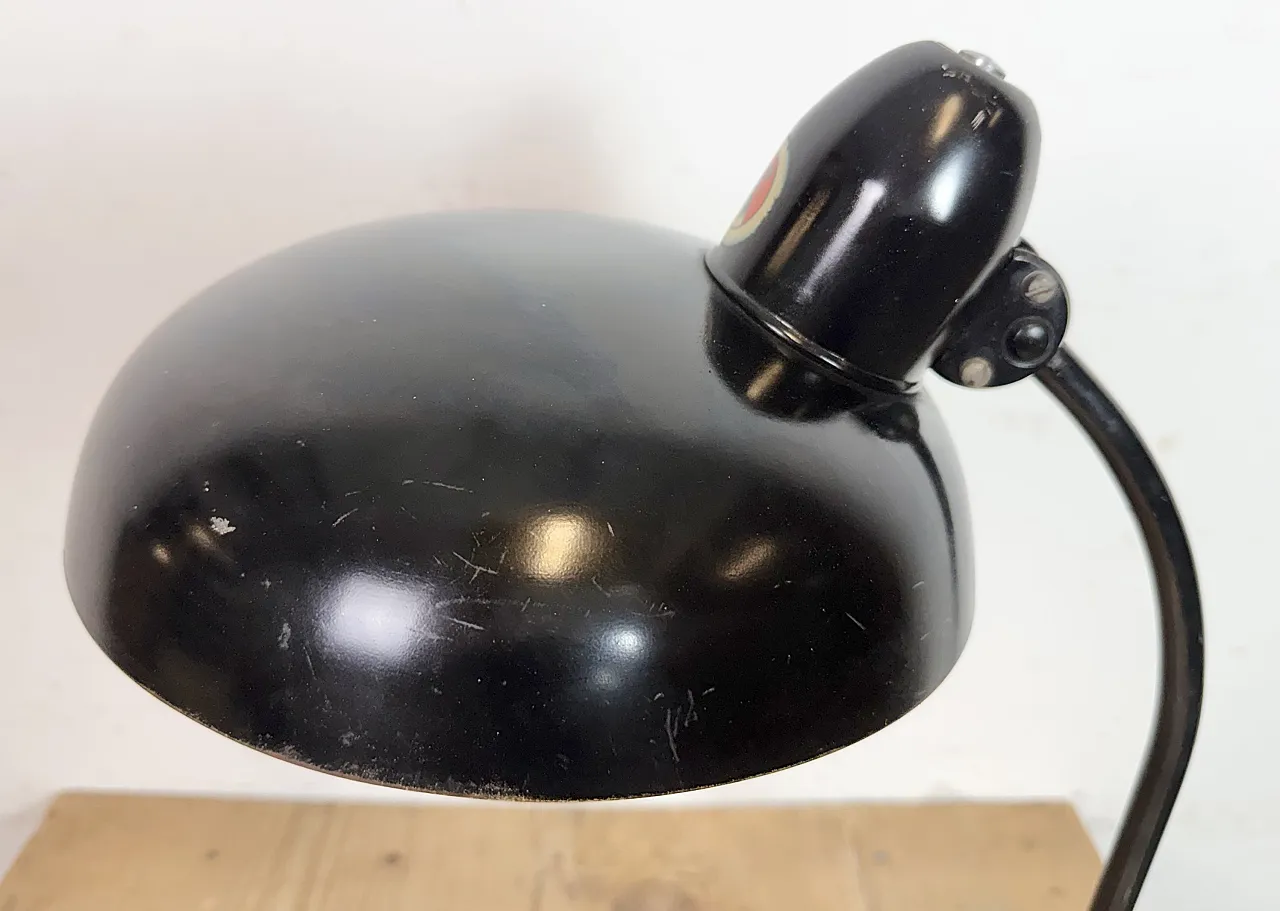 Black Industrial Bauhaus Table Lamp from Escolux, 1930s 6