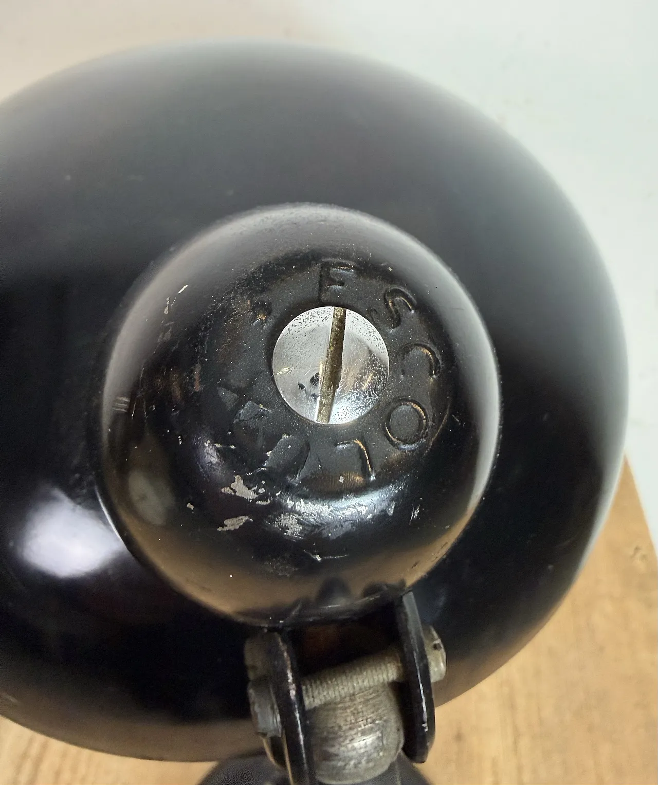 Black Industrial Bauhaus Table Lamp from Escolux, 1930s 13