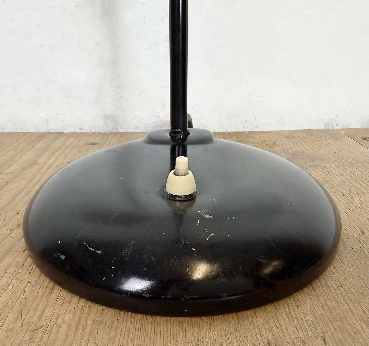 Black Industrial Bauhaus Table Lamp from Escolux, 1930s 17