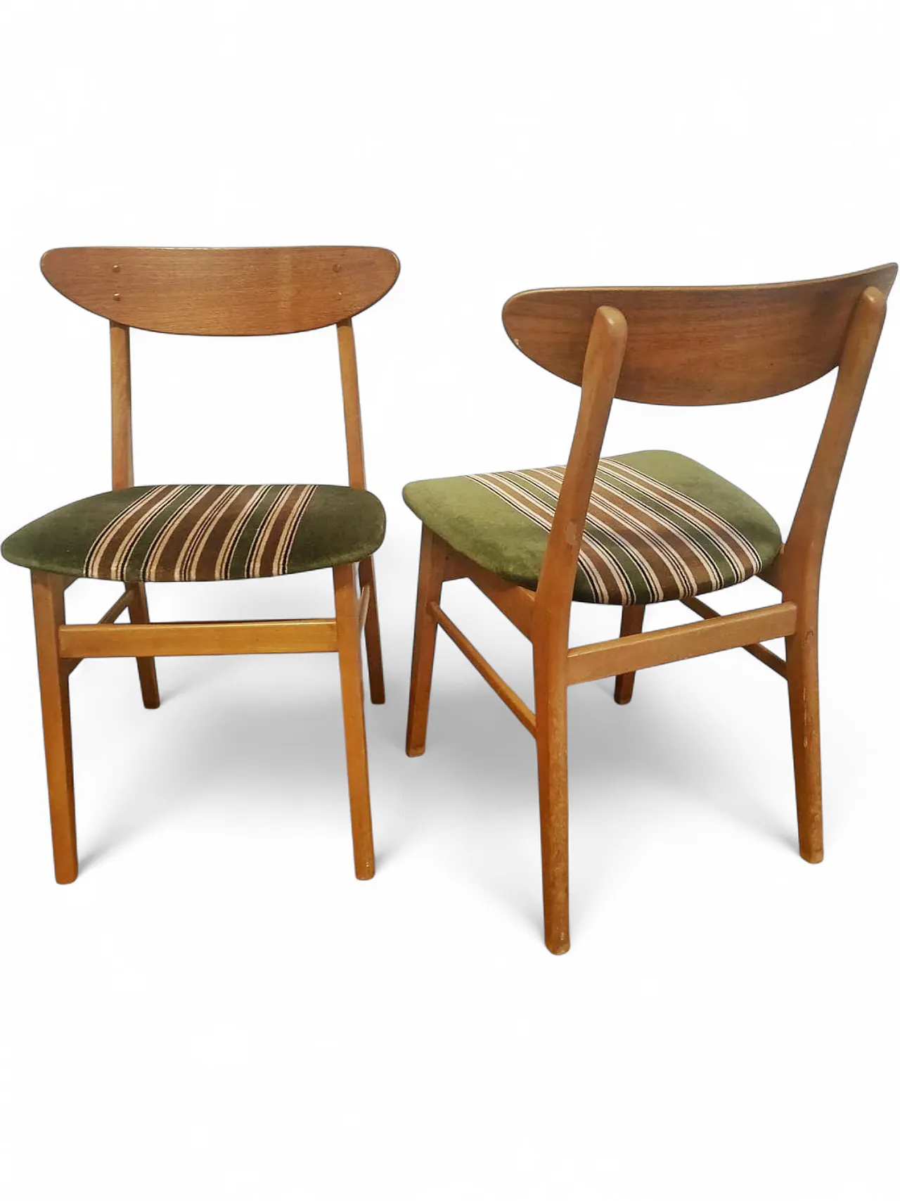 Pair of Farstrup chairs model 210 Danish teak, 1950s 8