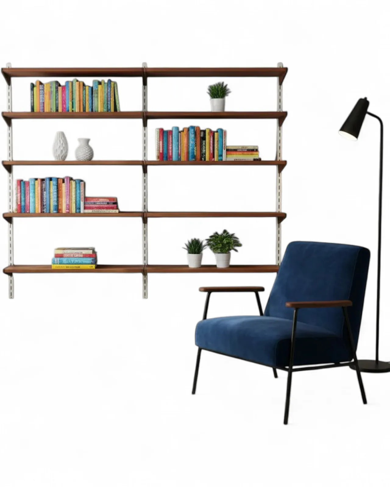 Teak Bookcase by Kai Kristiansen 1960s 11