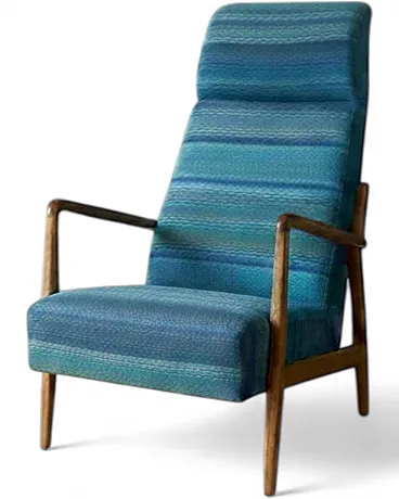 Swedish teak armchair, 1950s