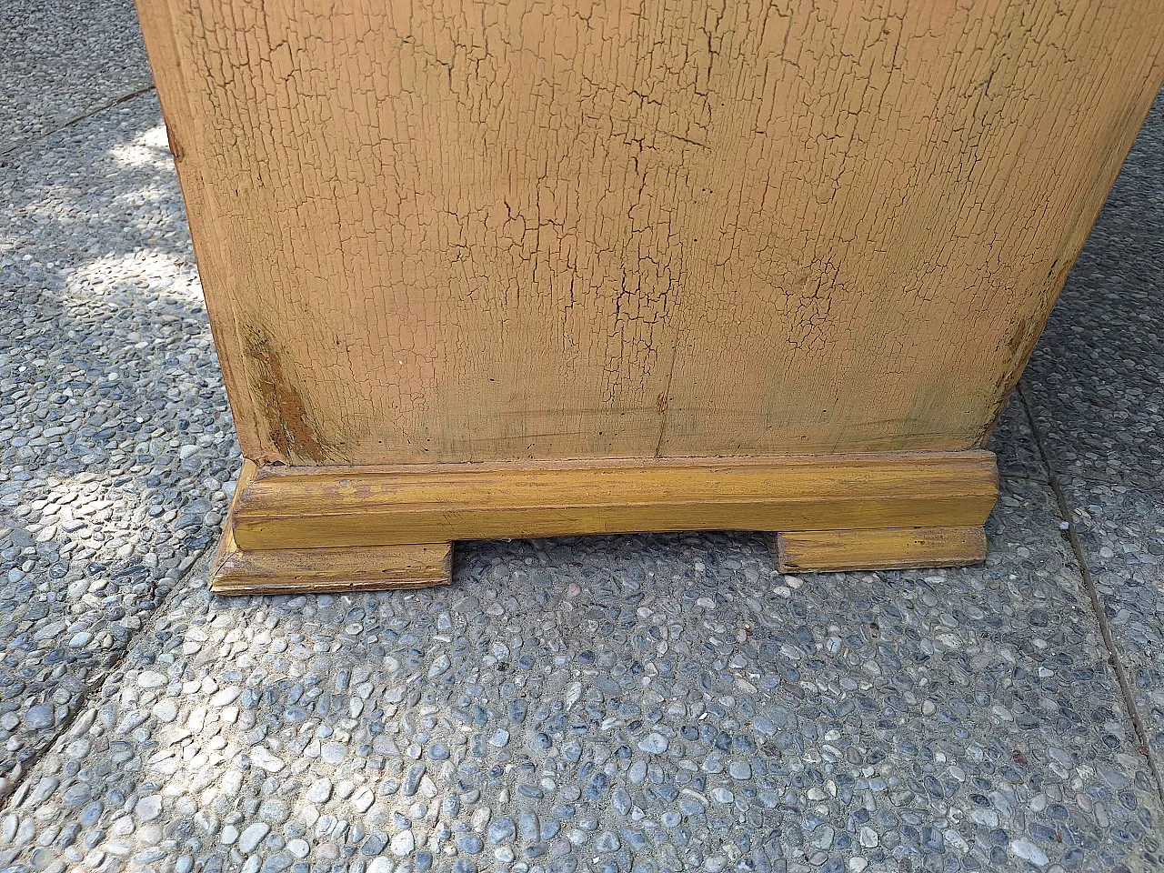 Austrian painted wardrobe with polychrome decorations,  19th century 7